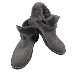 UGG Elisa Suede Sheepskin lined booties, 7